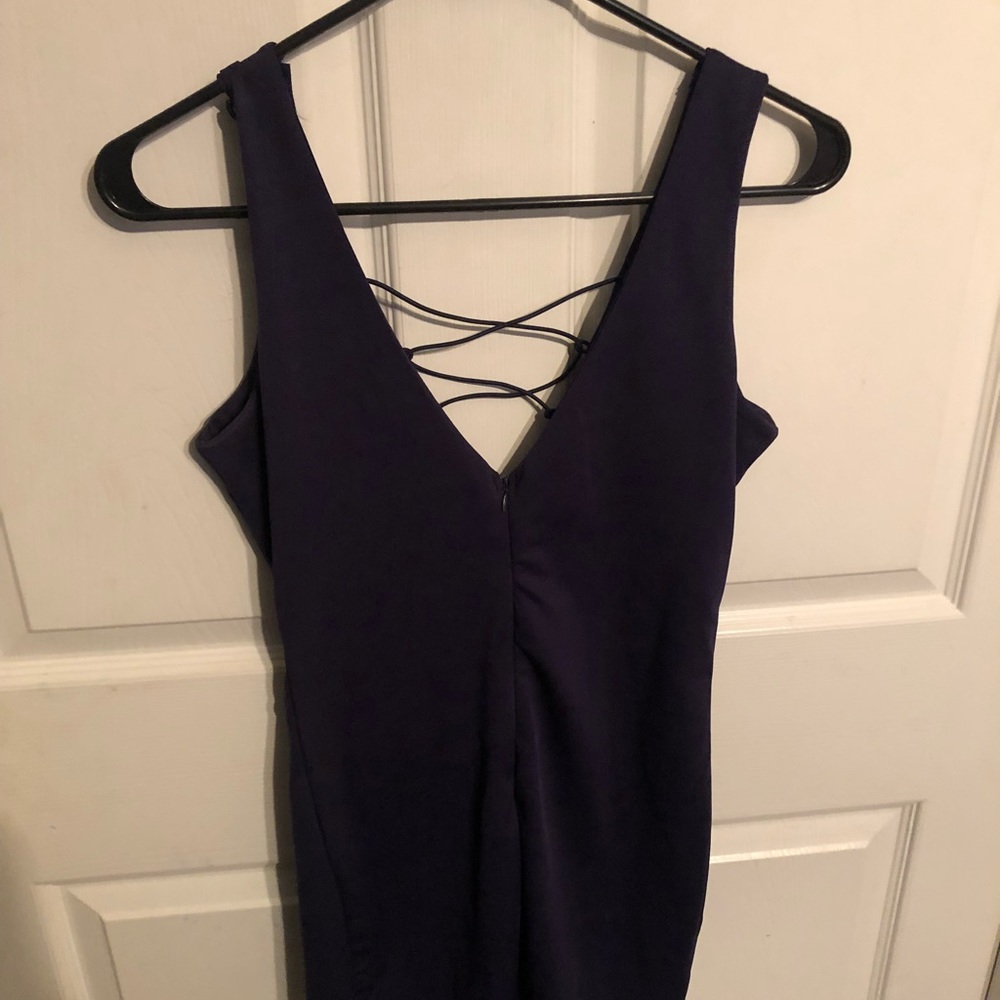 Navy Blue Mini Dress